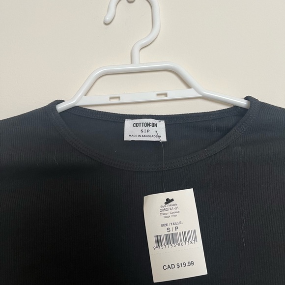 BNWT black long sleeve cotton on - Picture 2 of 2